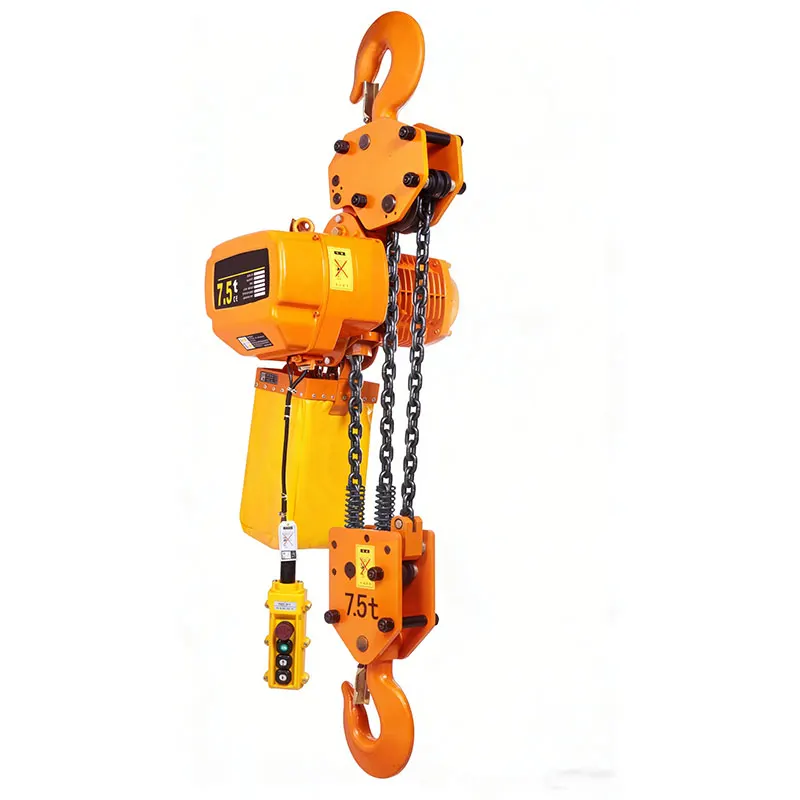7.5 Ton 3 Chains Electric Chain Hoist Hook   Lifting Hoist