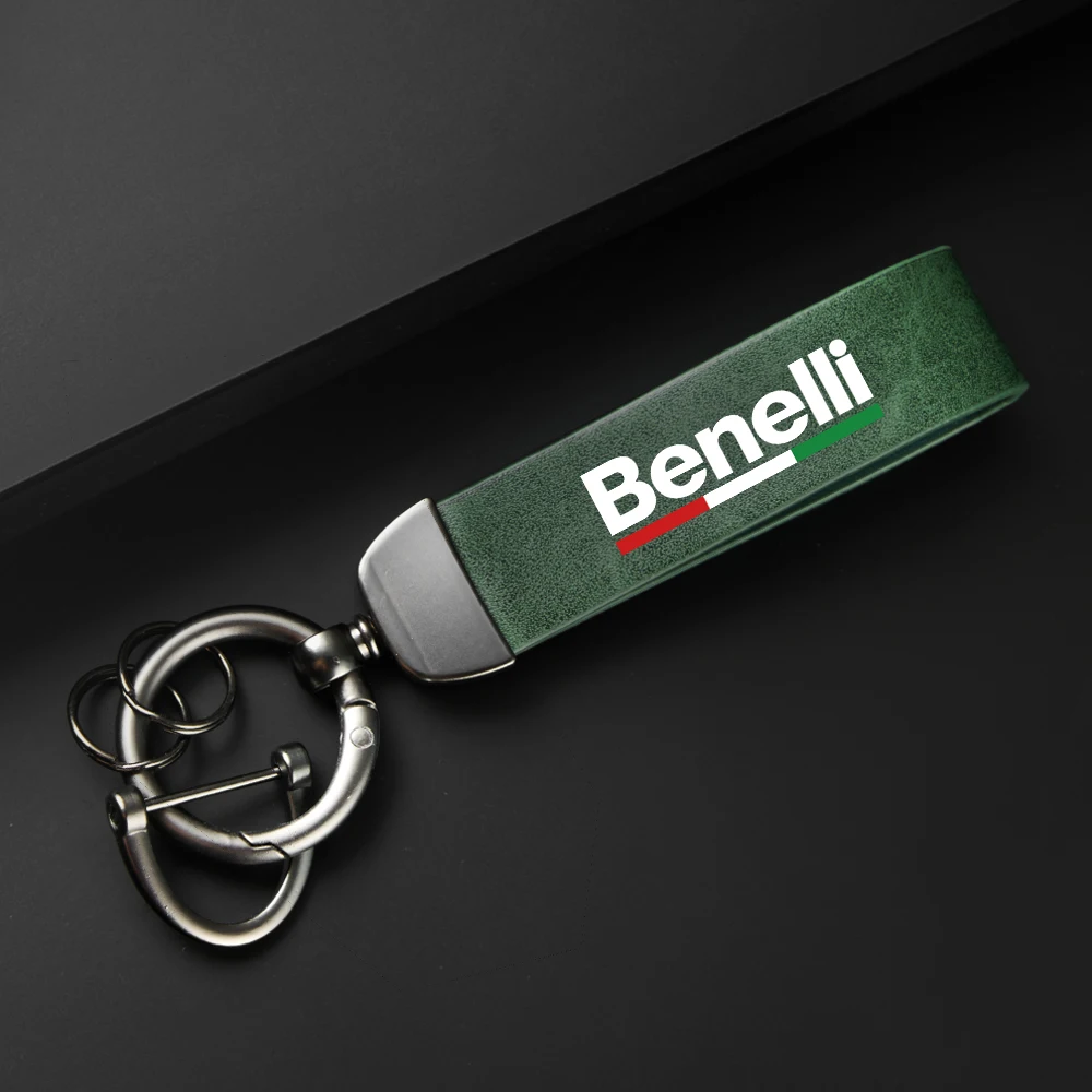 For Benelli imperiale 400 TRK502 BN302 TNT125 300 BJ600 High-Grade Carbon Fiber Motorcycle Keychain Holder Keyring