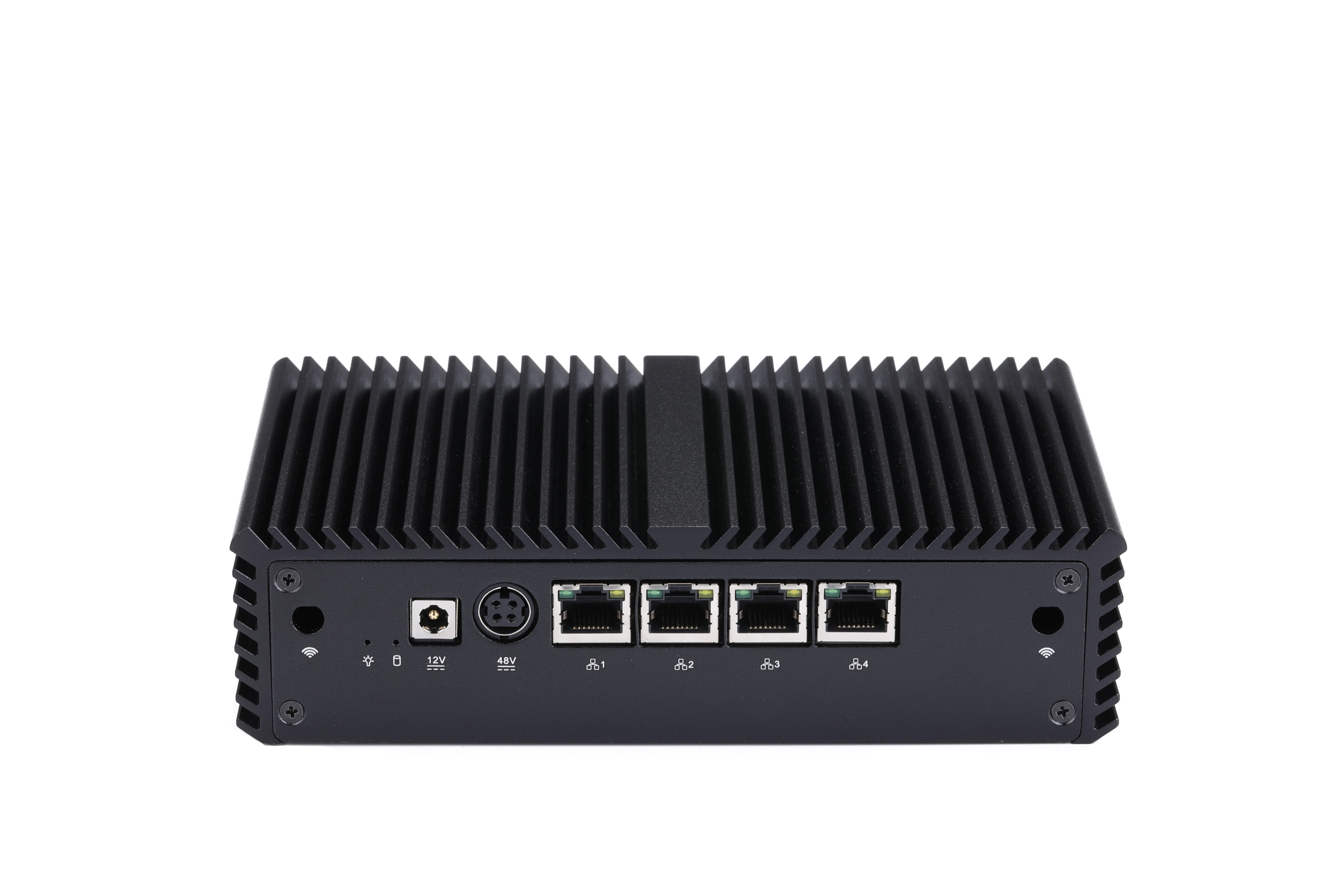 كمبيوتر صغير Qotom بدون مروحة Q710G4 Celeron J3455 POE 4 جيجابت LAN بوابة راوتر كمبيوتر صغير