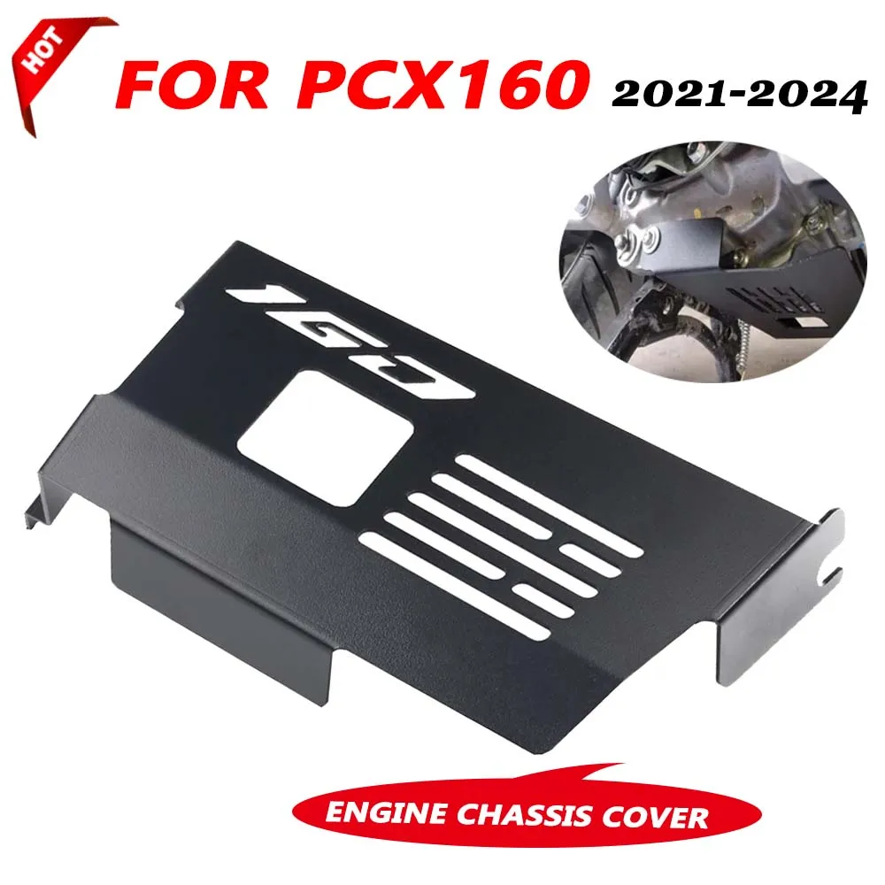 For HONDA PCX 160 PCX160 2021 2022 2023 2024 Motorcycle Accessories Engine Chassis Skid Plate Guard Protector Impact Cover Parts