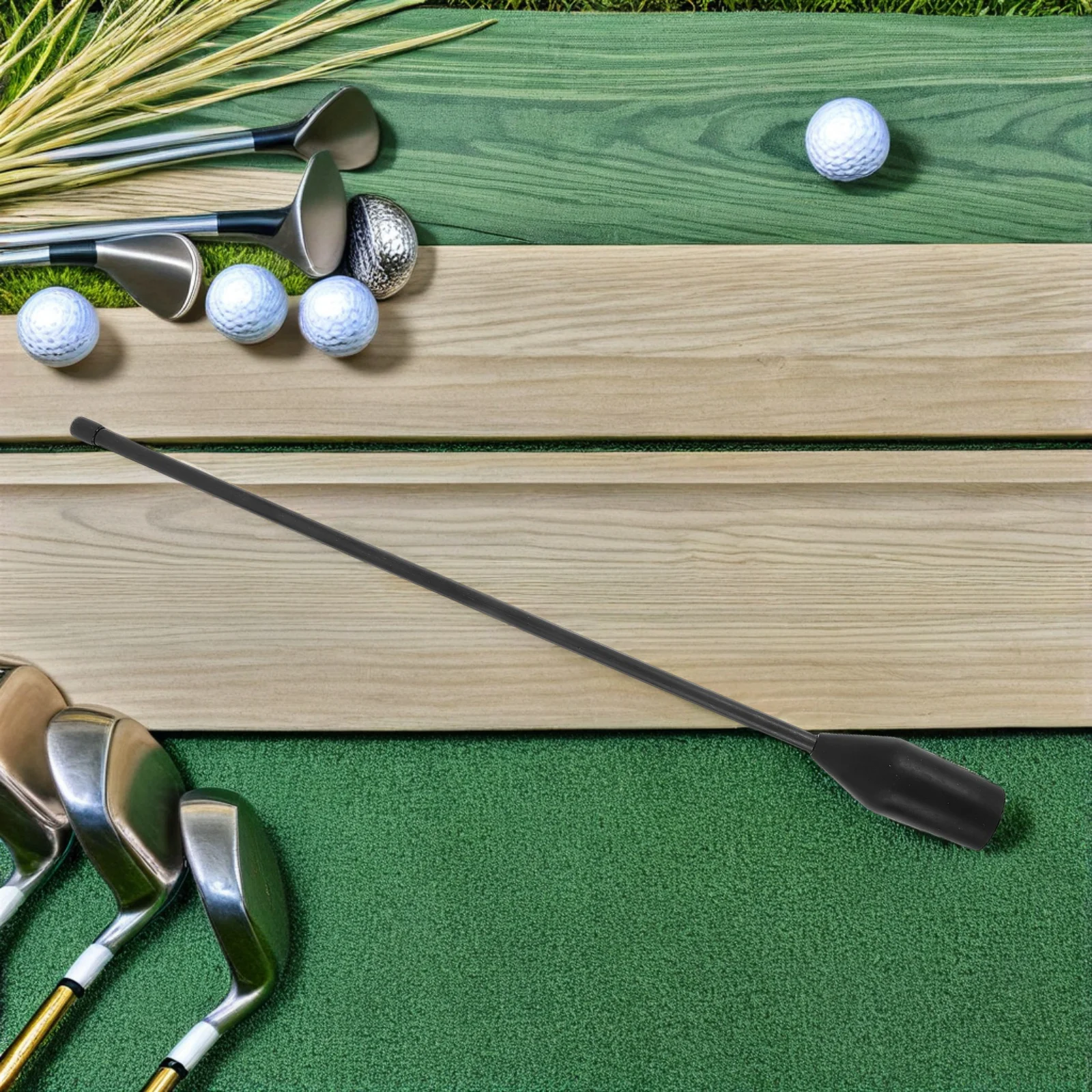 

Golf Swing Trainer Golf Grip Trainer Warm-Up Stick Training Aid Practice Tool Alignment for Chipping Hitting Home Office