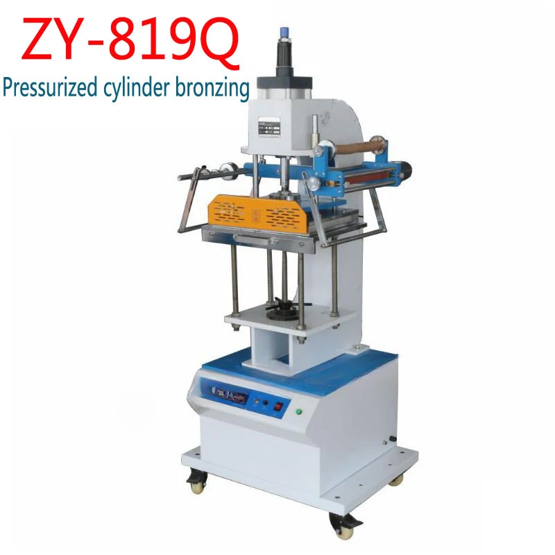 ZY-819Q Hydraulic hot bronzing machine 220V/110V Pneumatic automatic  hot stamping machine Large area stamping machine