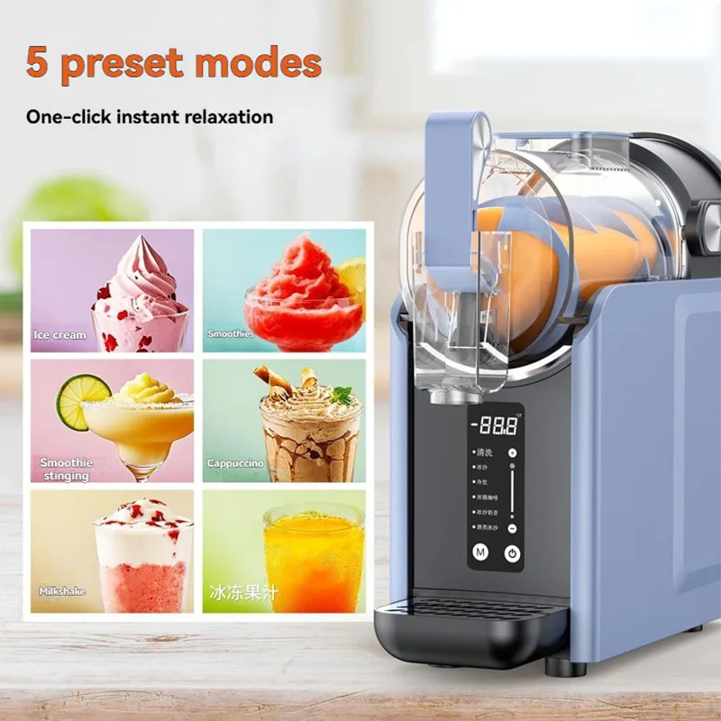 

Electric Ice Crusher Chopper Snow Melting Machine Commercial Slush Sand Block Shaver Snow Cone Smoothie Slushies Machine