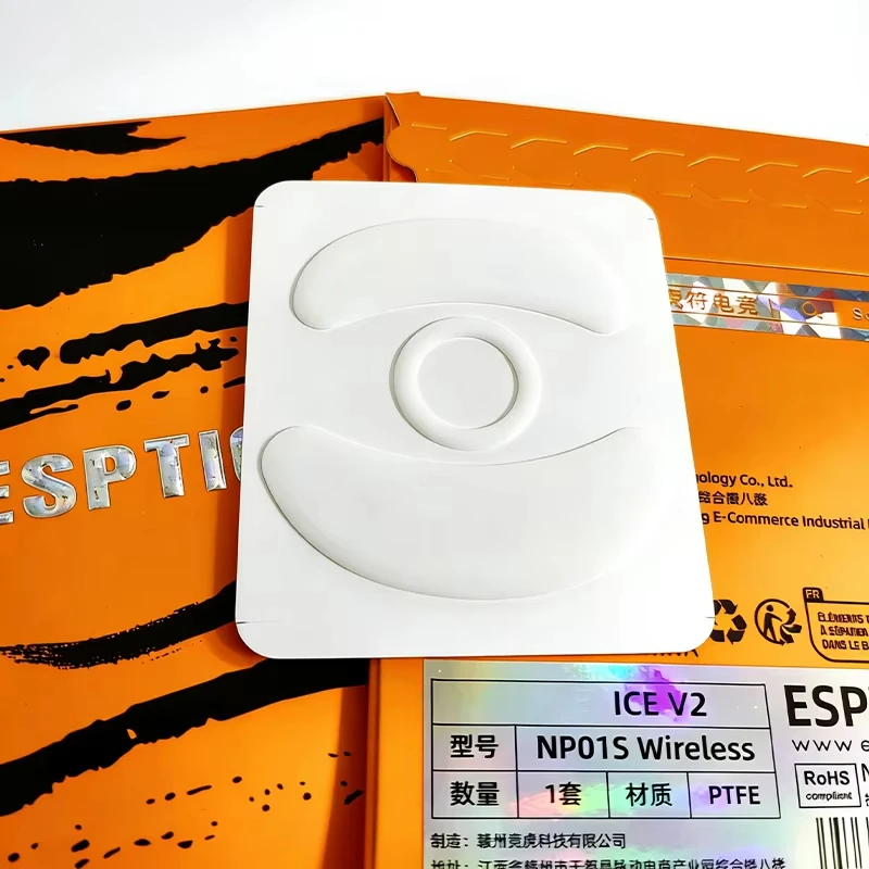 1Pack Esports Tiger ICE V2 Version Mouse Feet Mouse Skates For VAXEE NP01S Wireless Mouse