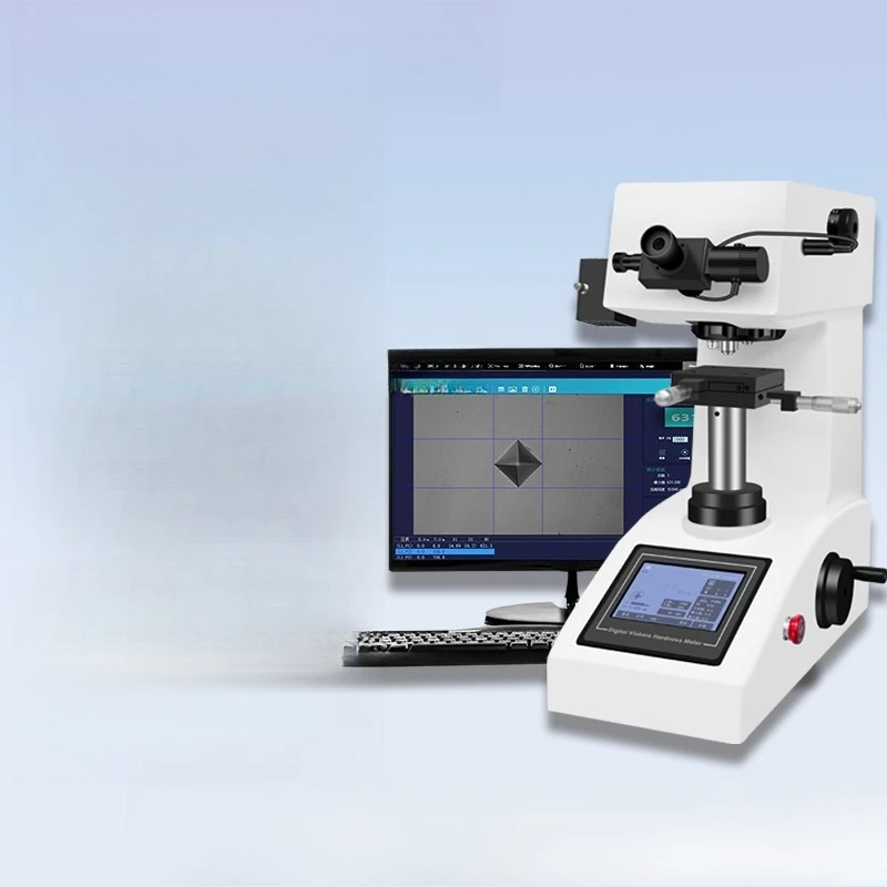 HV-1000 Digital Vickers Hardness Tester Automatic Turret Microhardness Tester Metal Surface Steel Ceramic Hardness Tester