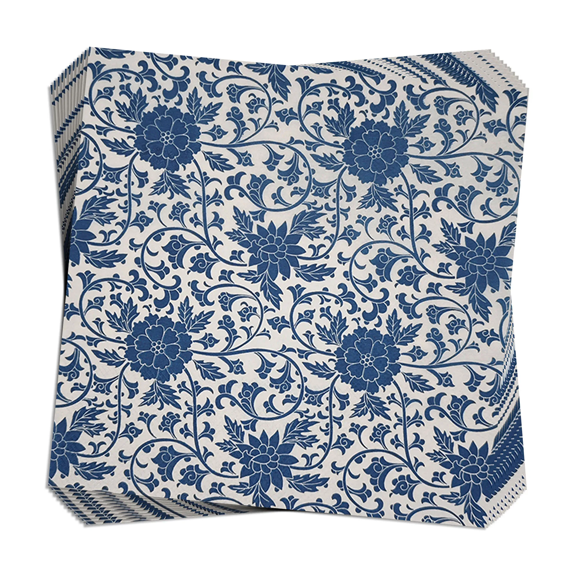 Рисунок 6 - синие и белые фарфоровые одноразовые