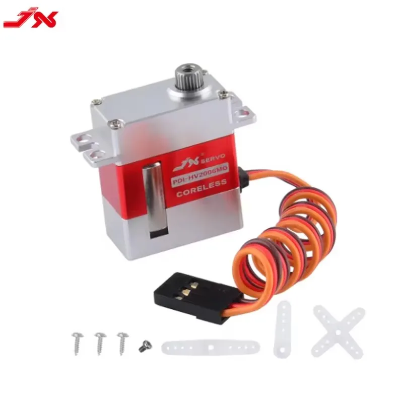 JX Servo PDI-HV2006MG 6 2kg engrenage métallique complet CNC sans noyau HV Servo numérique pour planeur RC classe 500 Heli Tail