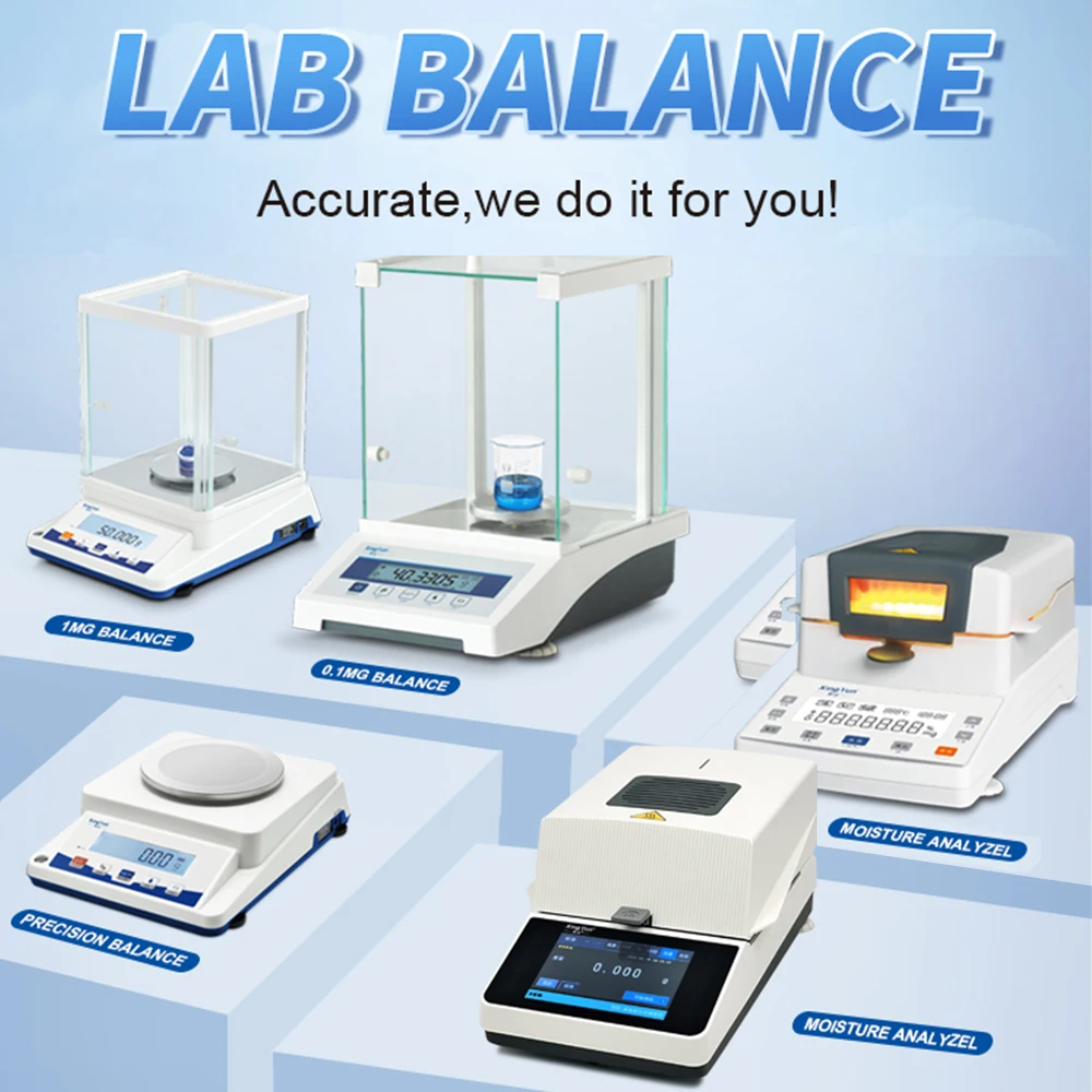 2025 Hot Sale New Arrival High Accuratity 100g/0.1mg Digital Electronic Analytical Balance for Laboratory (RS232 Interface)