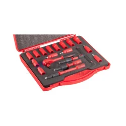 CALIBRE 1000V VDE Insulated Electrician Tools 18pc 1/4