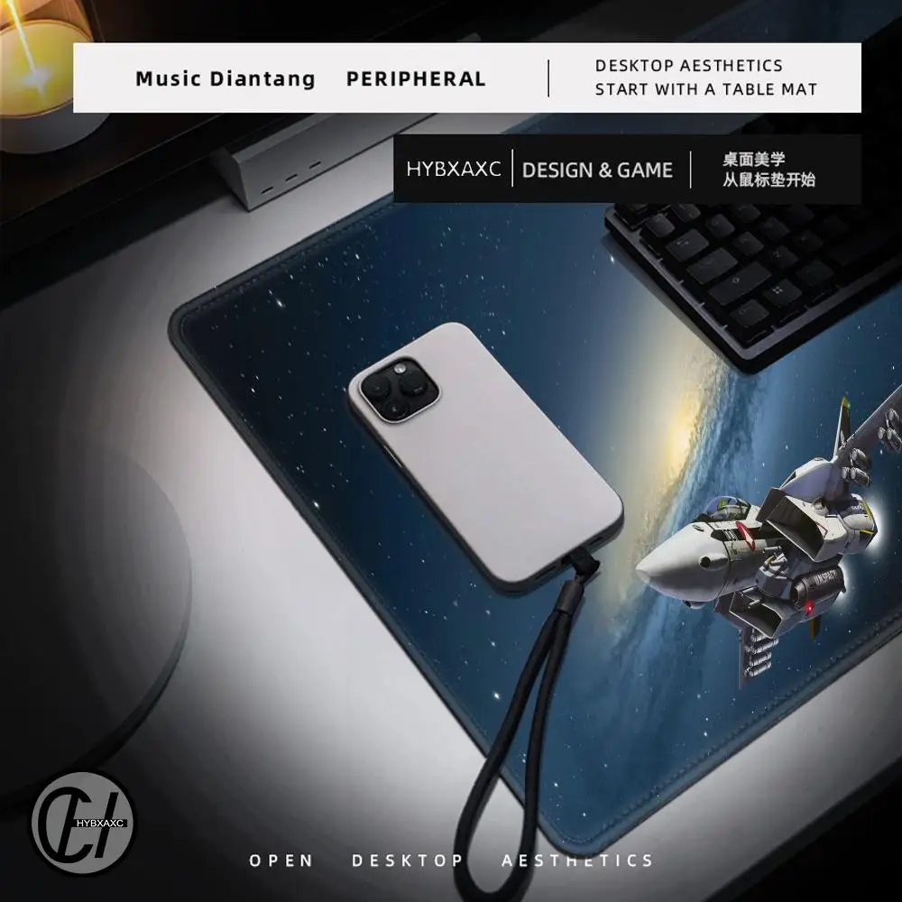 Veritech Macross Mousepad Mouse Mat Meja Tikar dengan Pad Aksesoris Gaming Prime Gaming XXL Keyboard Pad 40X90 HYBXAXC