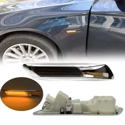 2pc LED Dynamic Indicator Side Marker Lamp for BMW F10 F11 F18 528i 528iX 535i 2011-2017 NEW Bmw f10 F07 528i Turn Signal Lights