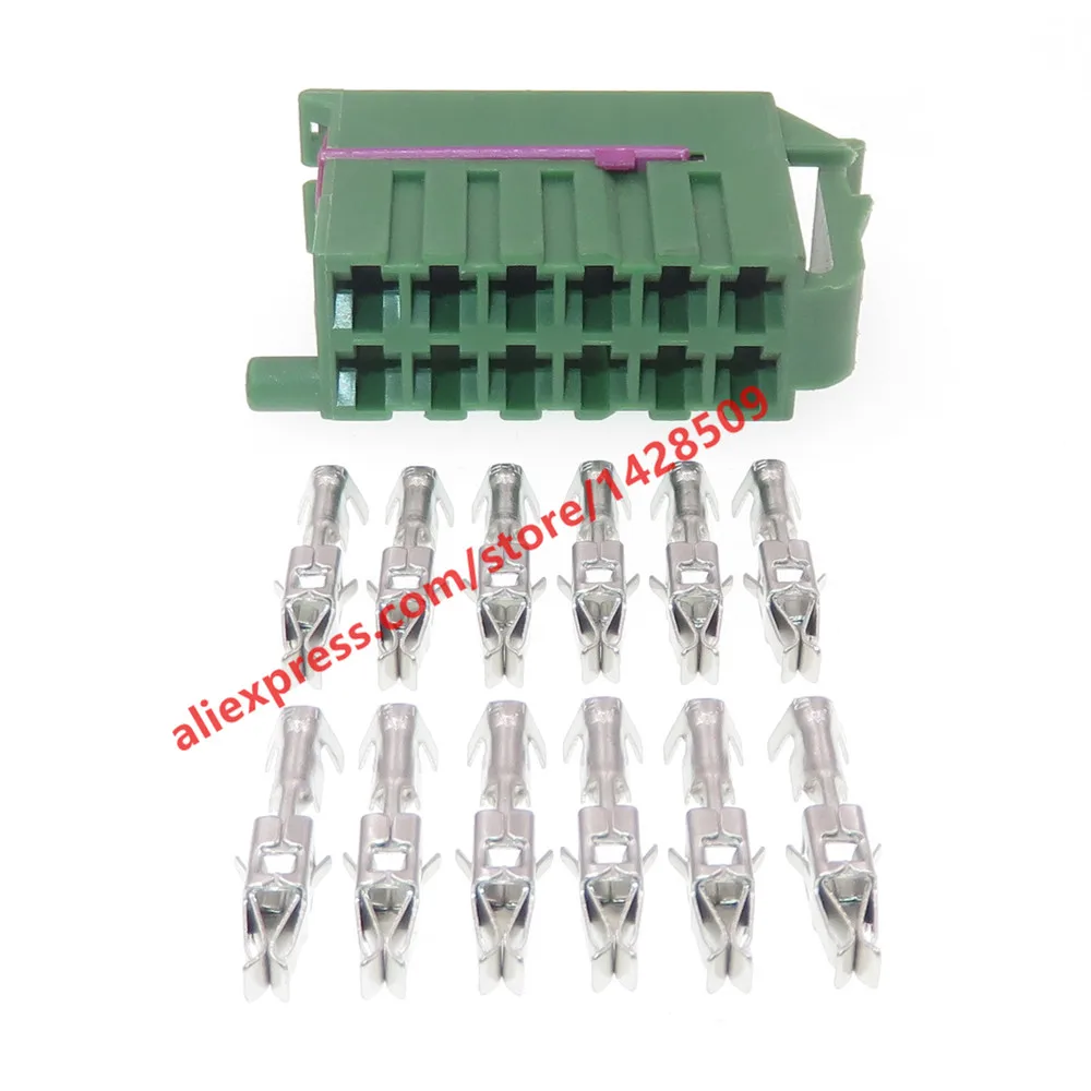 Комплект-из-12-контактных-зеленых-автомобильных-разъемов-серии-35-для-проводки-клеммные-соединители