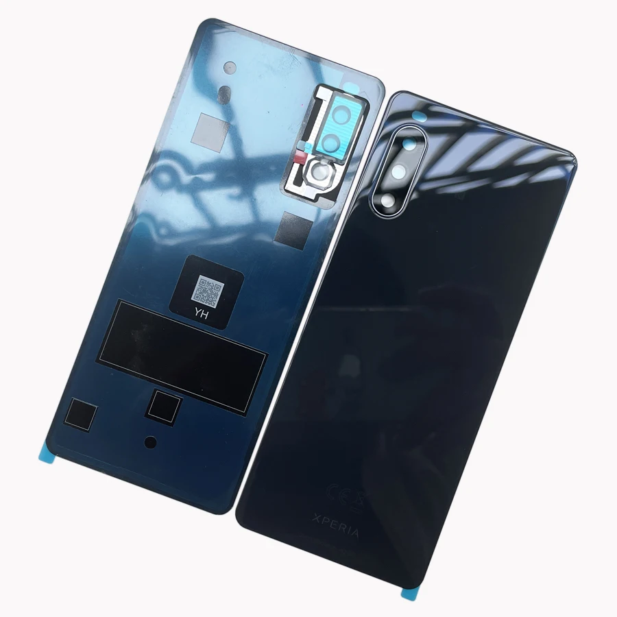 New Glass Battery Housing Back Cover For Sony Xperia 10 III Battery Cover Housing X10 III SO-52B SOG04 Battery Door