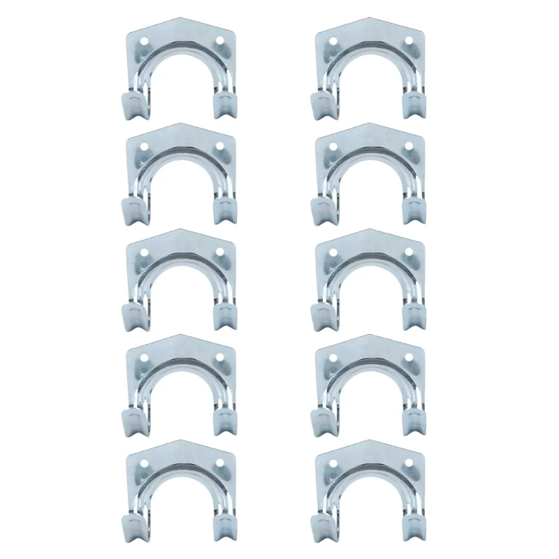 Set 5/10 Set ganci in metallo resistente Robusta soluzione archiviazione per l'organizzazione cucina e armadio