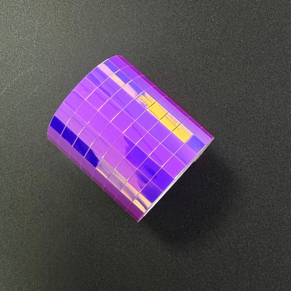 1 Stück 1m/39,37 Zoll Selbstklebende Spiegelmosaik-Reflektoraufkleber für DIY-Kugelkunst-Collage, 3D-Wandtattoos für KTV-Bar-Dekoration – Detail 10