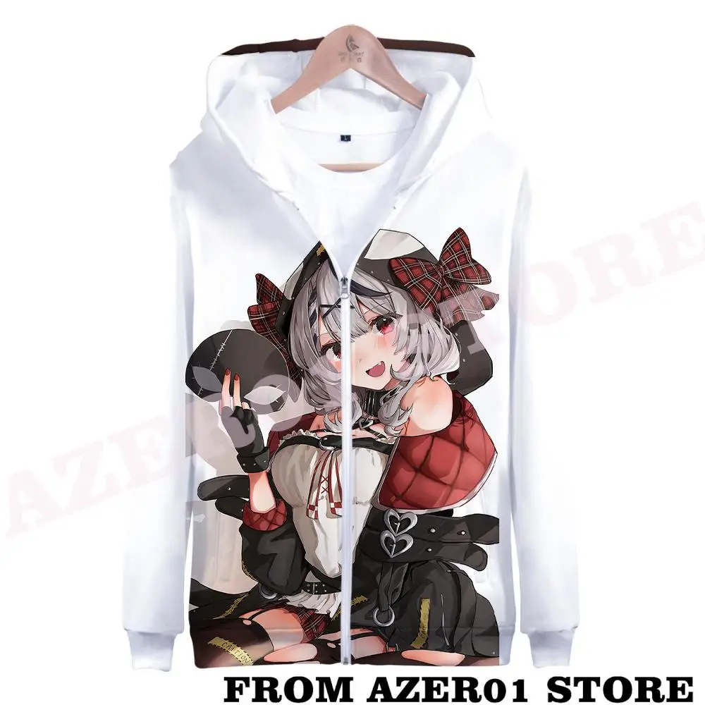 HOLOLIVE VTuber SakamataChloe Sakamata SKMT968 Merch Zipper Hoodies Autumn Winter Men/Women Streetwear Zip Hooded Sweatshirt