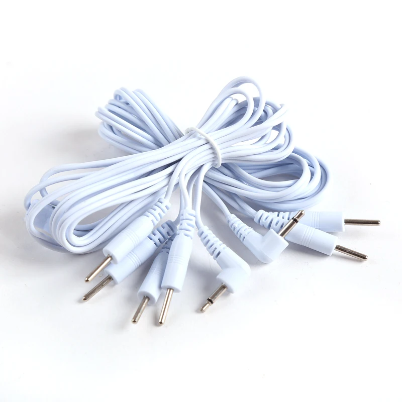 2Pins & 4Pins Head 3.5mm Plug Electrode Wires Cable for  Wires Line WireUnit massager Machine for Electrode Pads