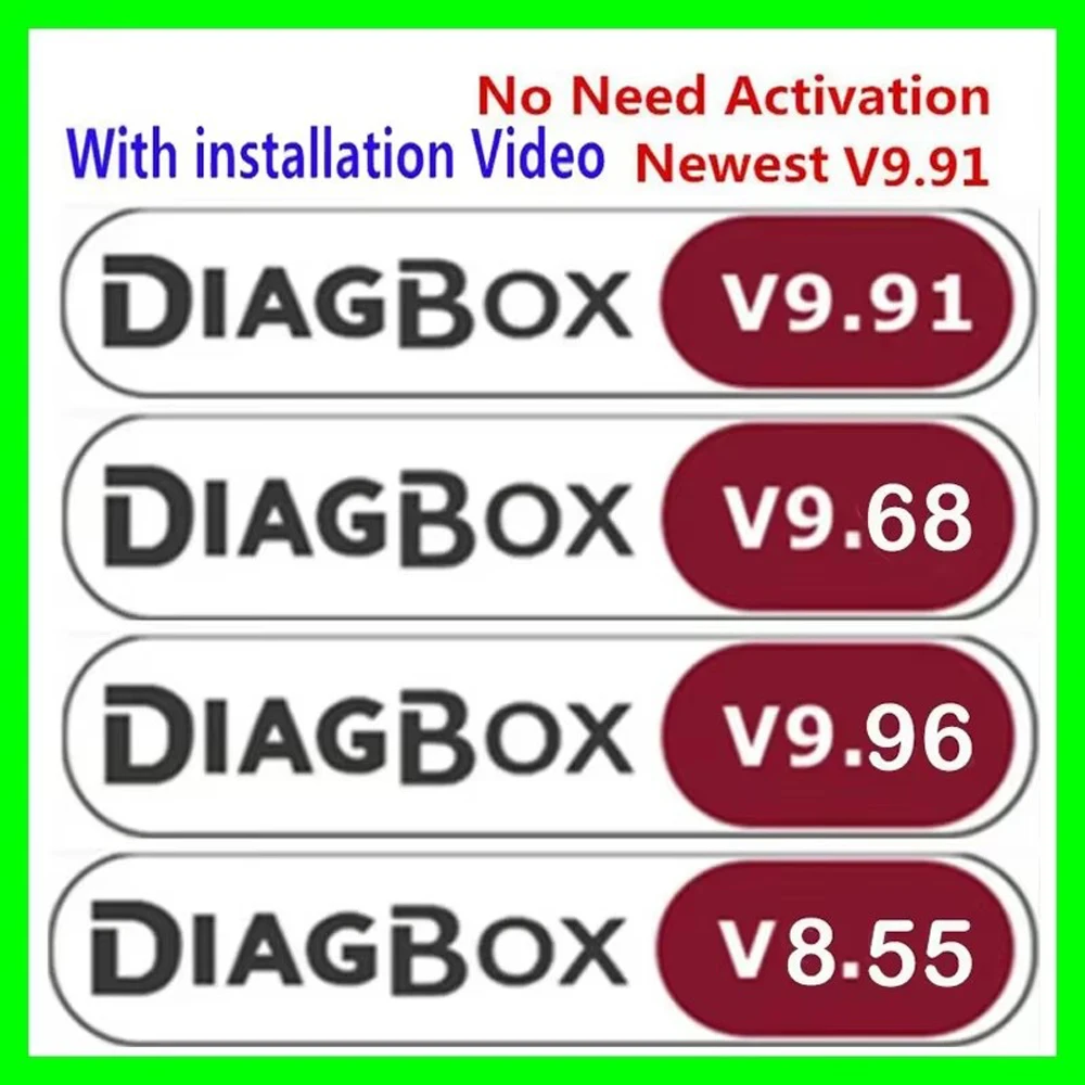 

2024 Latest Diagbox V9.96 +9.91 +8.55 /​9.68 Car diagnosis software Multi-language Fully working For Peugeot For Citroen Diagnos