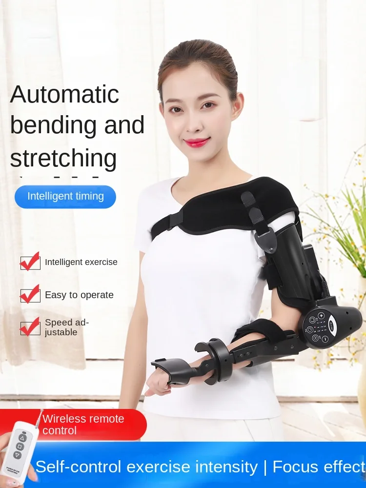 Arm and elbow rehabilitation flexion and extension training equipment