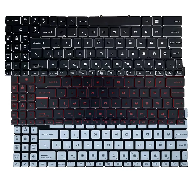 Klawiatura do laptopa US/RU/AR/SP dla MSI GF66 GF76 GP66 GP76 GL66 GL76 GT77 GS77 WF66 WF76 M16 Z16 Z16P Z17 Z17HX MS-1581 1582 1583 — zdjęcie produktu 3