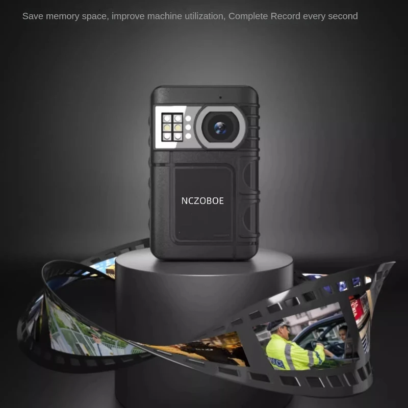 

NCZOBOE 4K/1080P Mini Digital Camera Police Recorder with HD Screen HD Police Body Worn Camera, Wearable Portable Body Camera