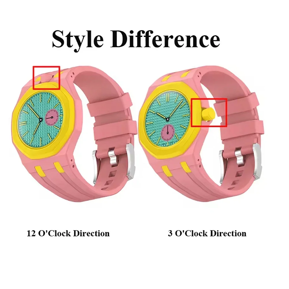Original weiches Silikonarmband + PC-Gehäuse für Swatch X Ap Royal Pop Swatch Taschenuhr Trendiges integriertes Armband Swatch X Royal Pop – Detail 5