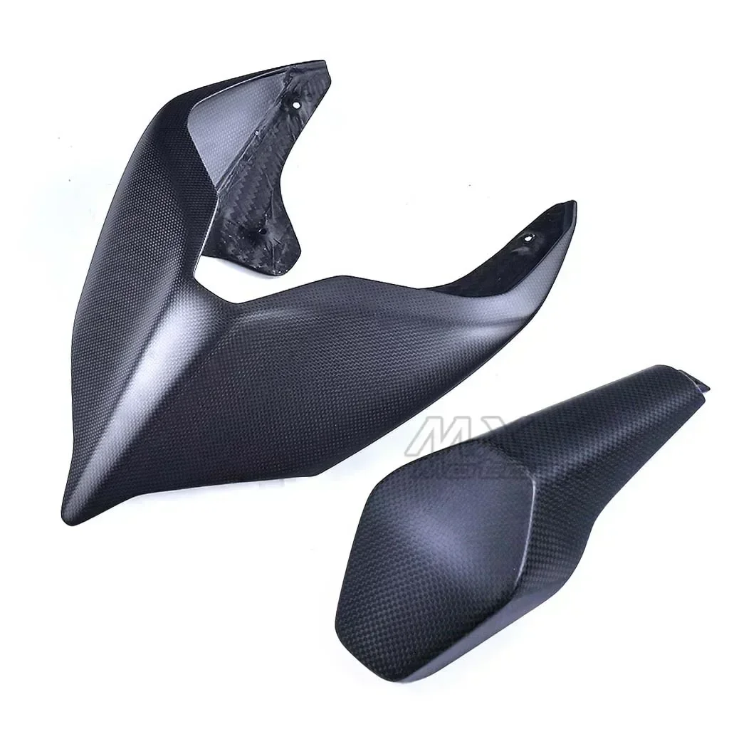 Motorcycle Carbon Fiber Rear Hump Cowl Tail Seat Cover Fairing Kit For DUCATI Panigale V4 V4S V4R V2 Streetfighter 2018-2024