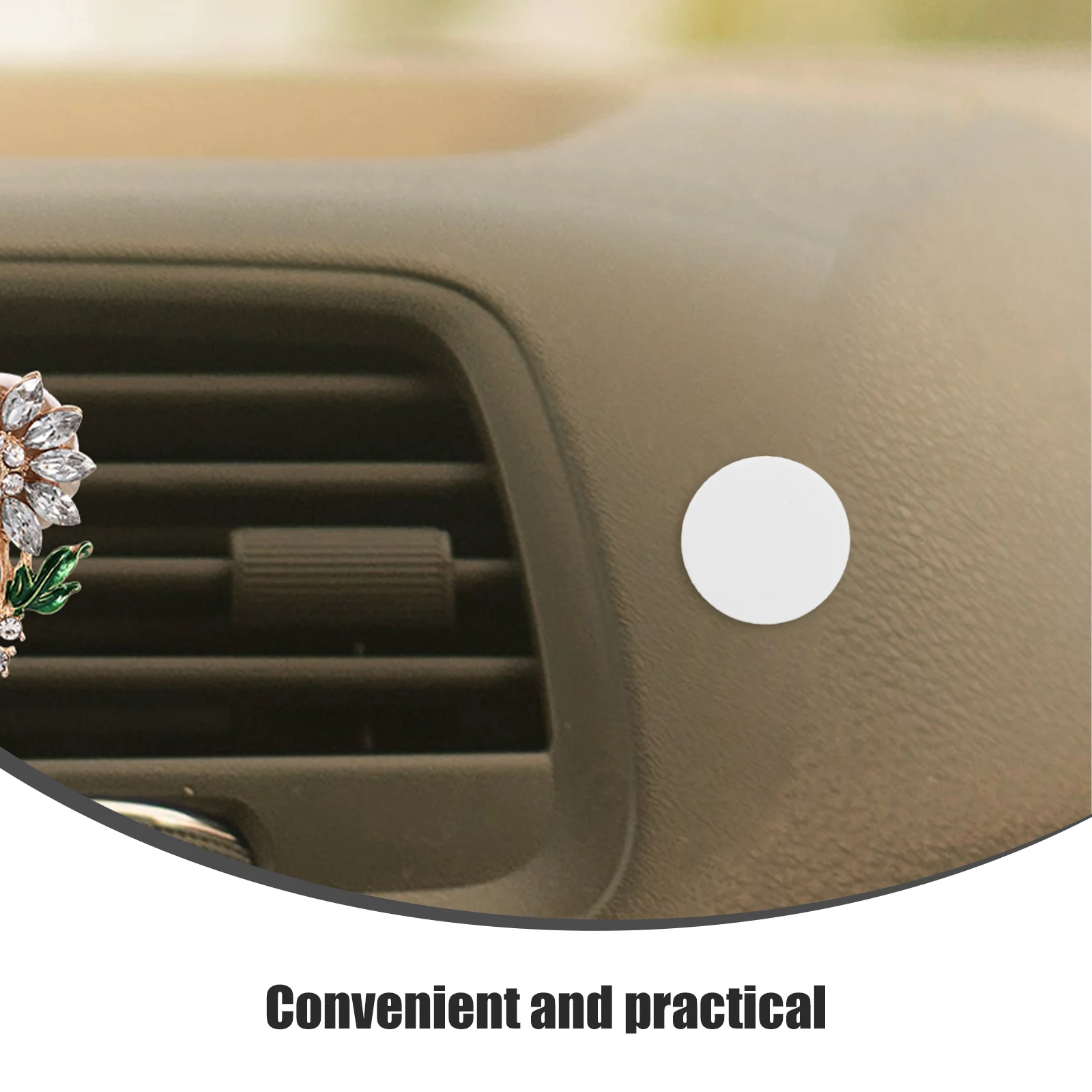 

30Pcs No Leftover Traceless Adhesive Pads Ideal for DIY Projects Car Accessory Mounting Dashcam Phone Cradle Sticker Pad