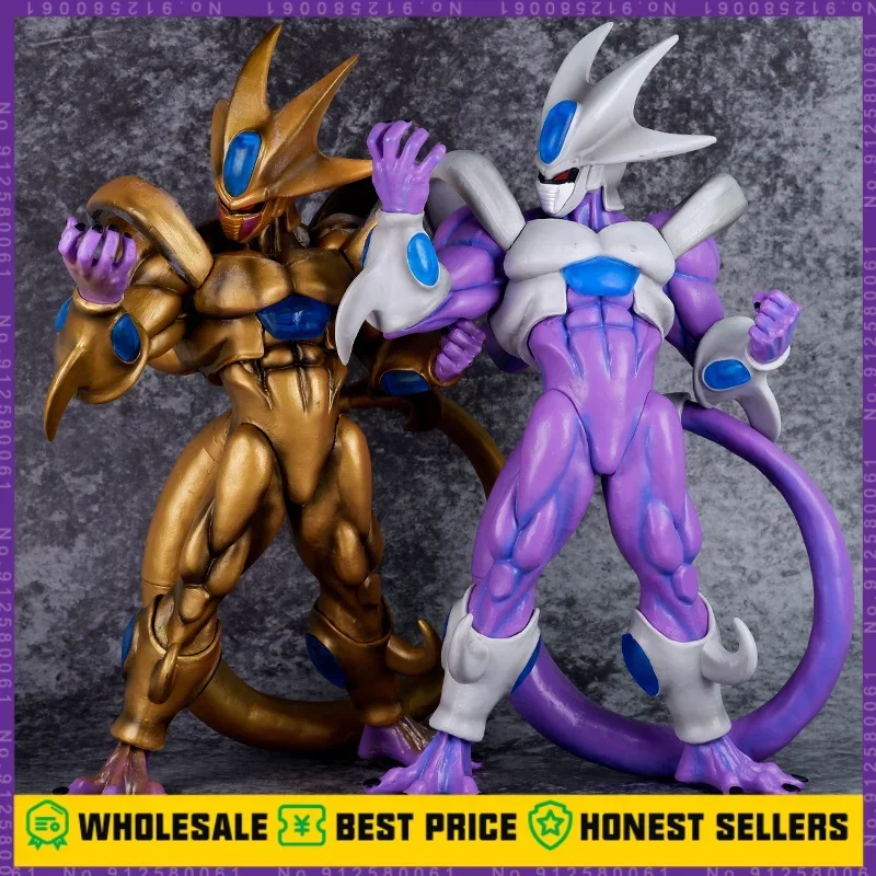 

Dragon Ball Z Anime Figure Super Saiyan Golden Gk Cooler Coora Pvc Model Action Doll Christmas Gifts Toy 32cm