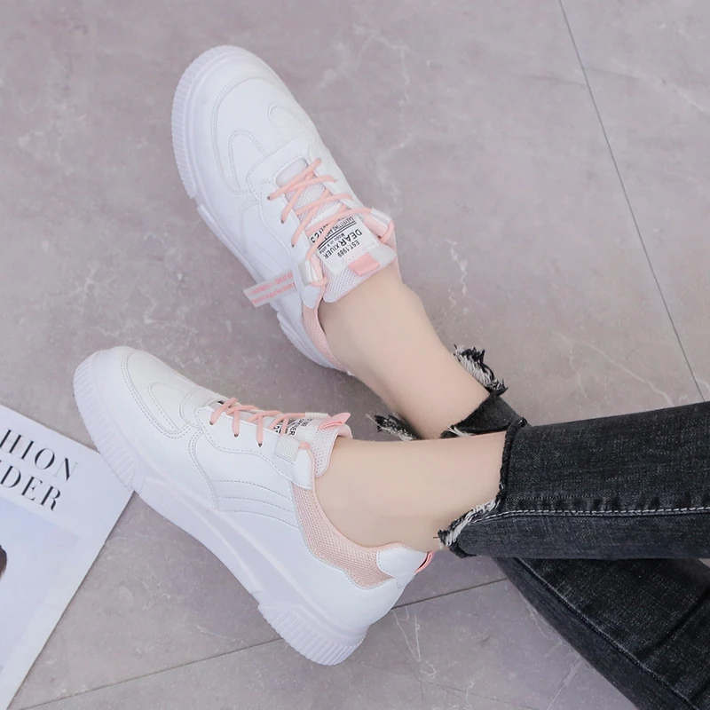 New Spring and Autumn Women's Sports Vulcanized Shoes Spring Running Casual Breathable Summer Women's Shoes 35-44 image 4