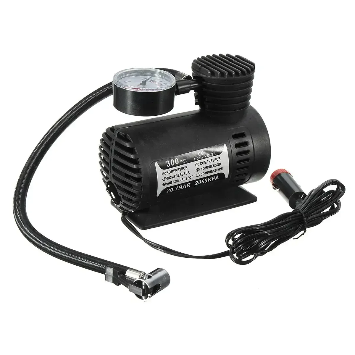 

12V Car Compressor Tire Pump Heavy Duty Digital Tyre Inflator Super Fast Inflation Auto Air Compressor for Cars Tires SUV