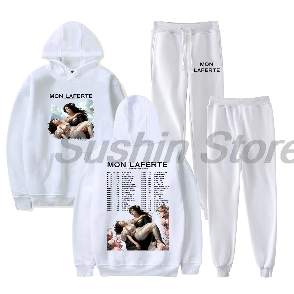 Mon Laferte Autopoietica Tour 2024 Hoodie Jogger Pants Two Piece Set Sweatshirts+Sweatpants Men Women's Set