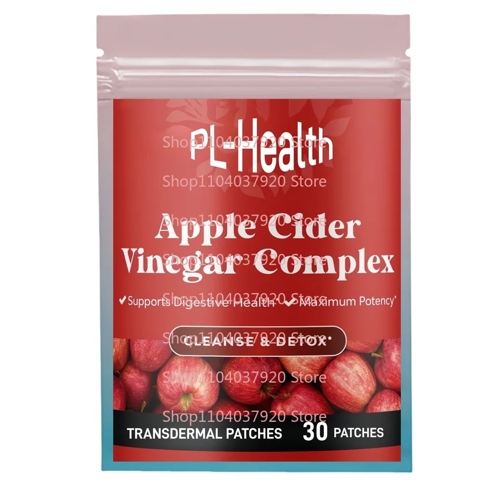 

30 Patches Cleansing Apple Cider Vinegar Transdermal Patches with Cayenne for Gut Cleanse and Full Body Detox
