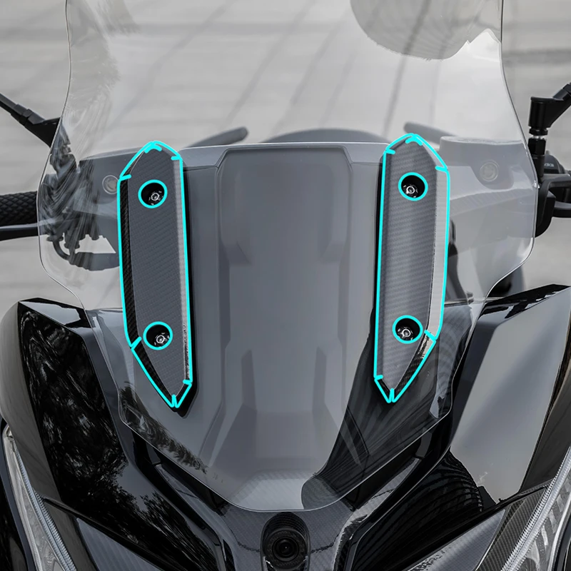 Used For VOGE SR4 MAX Motorcycle Accessories Upgrade Material Carbon Fiber Protective Sticker Body Plastic Parts Area