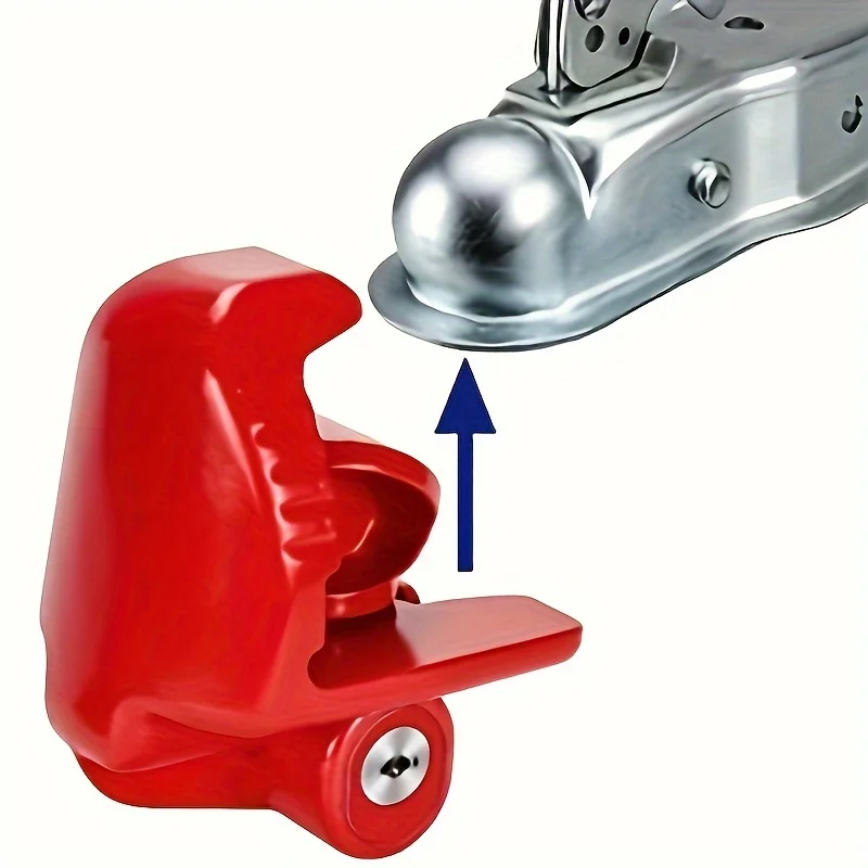 Universal Type Car Yacht Marine Trailer Hitch Lock Anti-theft Lock Hitch Device Connection Trailer Assembly Towing Anti-theft