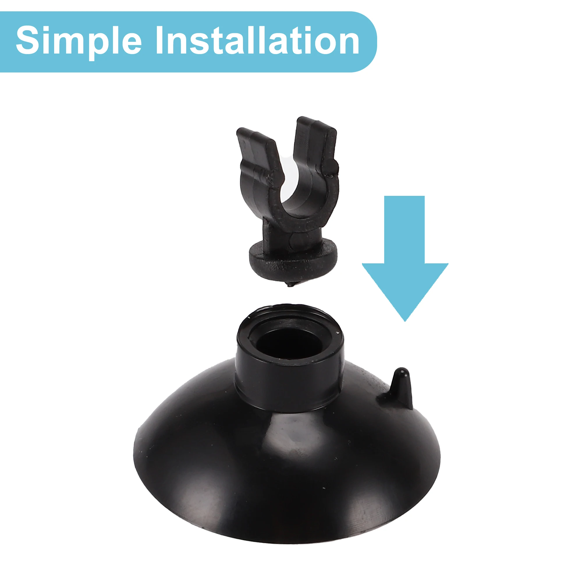 UXCELL Aquarium Suction Sucker Cup 5mm Air Line Pipe Tube Hose Wire Holder Fish Tank Accessories