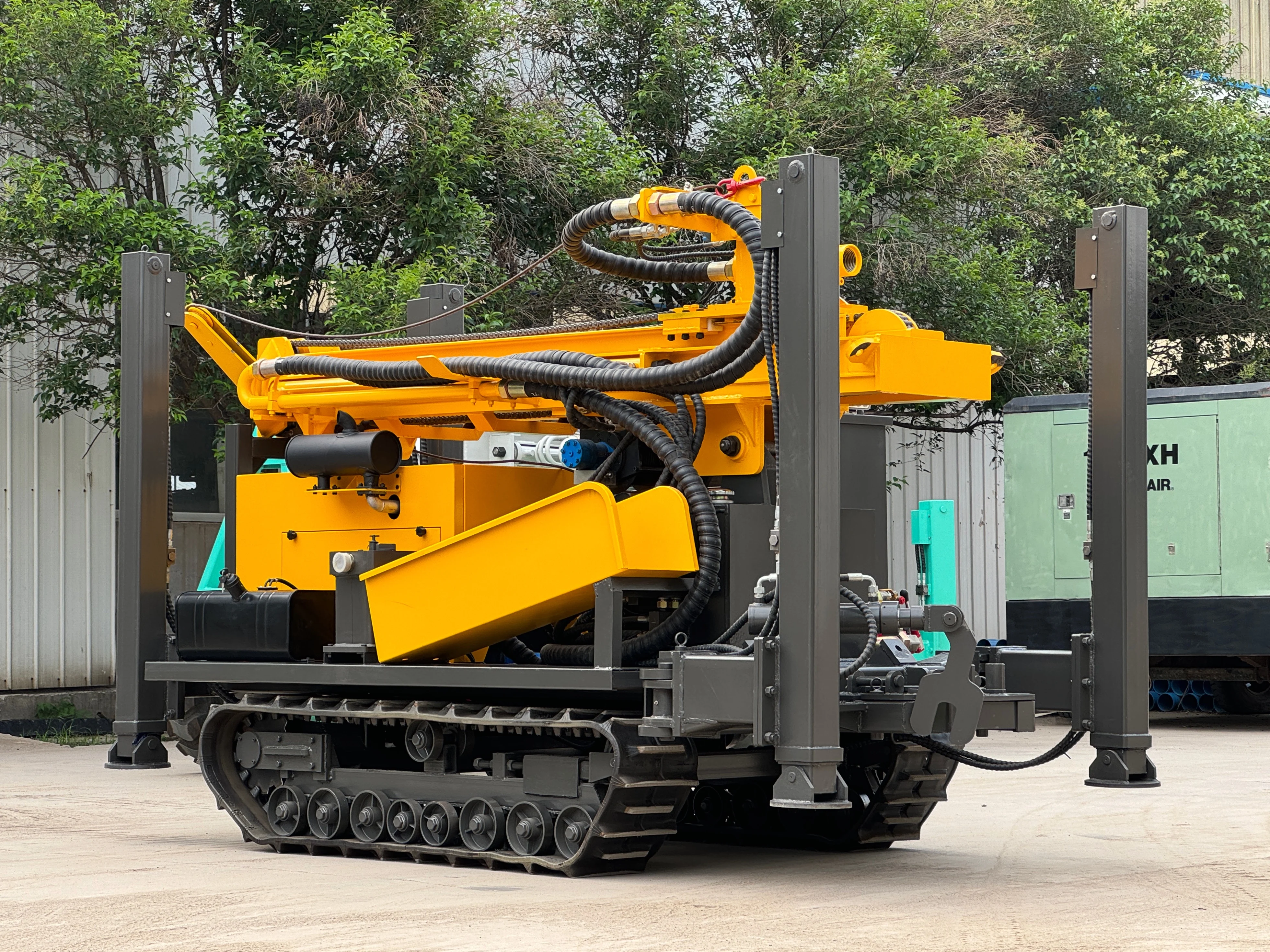 Customized Pneumatic Water Drilling Machine Depth 180m 200m Deep Water Well Drilling Rig for Well Drilling Machine