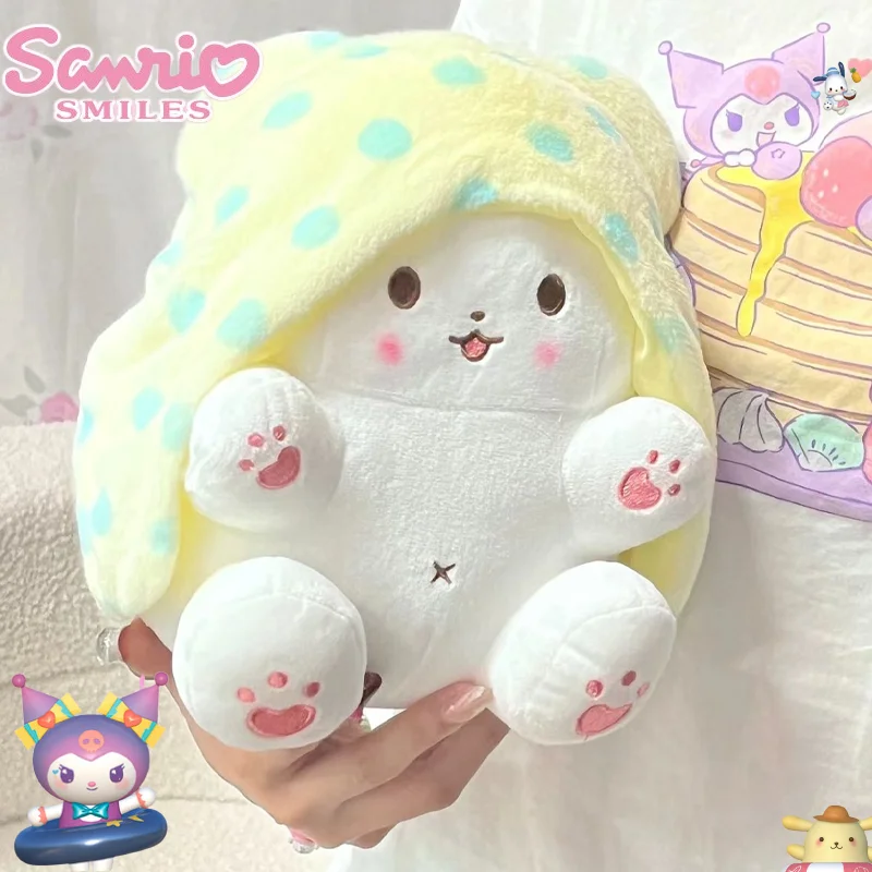 Kawaii Sanrio muslimex coperta orso peluche bambola giocattoli Sanrio Marumofubiyori farcito cuscino giocattoli peluche ciondolo regali per ragazza