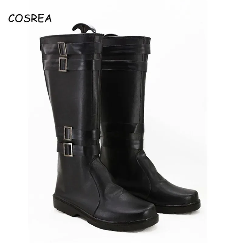 Disfraz de estrella Jedi hecho a medida Obi- Wan Kenobi, zapatos marrones, botas Kylo Ren, botas negras, accesorios para fiesta de Halloween para adultos