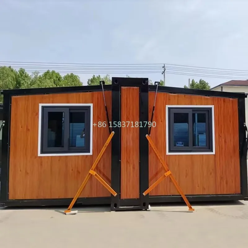 

Customized Luxury Container House Flat Pack Modular Prefabricated Folding Prefab Tiny Homes Villa Expandable Container Houses