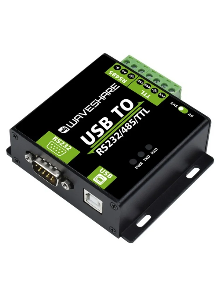 Conversor de interface FT232RL/CH343G USB para RS232/485/TTL, isolamento industrial