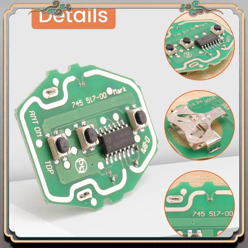 

Надежная 3-кнопочная печатная плата дистанционного управления автомобильным ключом 315 МГц/433 МГц для BMW 3 5 серии E46 E39 EWS без корпуса ключа