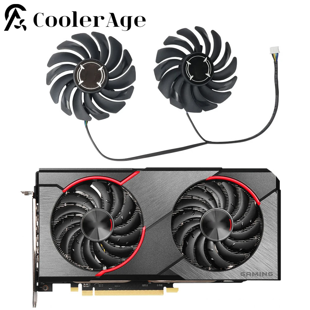 

PLD09210S12HH RX5500XT Fan Video Card 85mm For MSI RX 5500 XT GAMING X RX5500 Graphics Card Replacement Fan