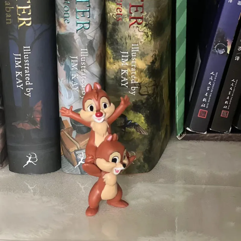 

1Piece 7cm Disney Squirrel Chip 'n' Dale Ornament Model Cute Doll Cartoon