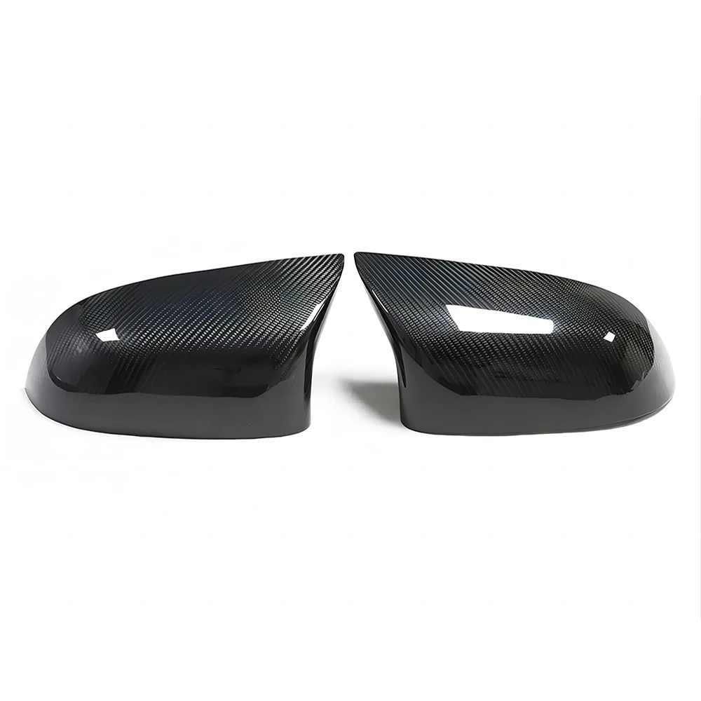 

Replacement Rearview Side Mirror Covers Cap For BMW F85 F86 X5M X6M OEM Style Dry Carbon Fiber Casing Shell