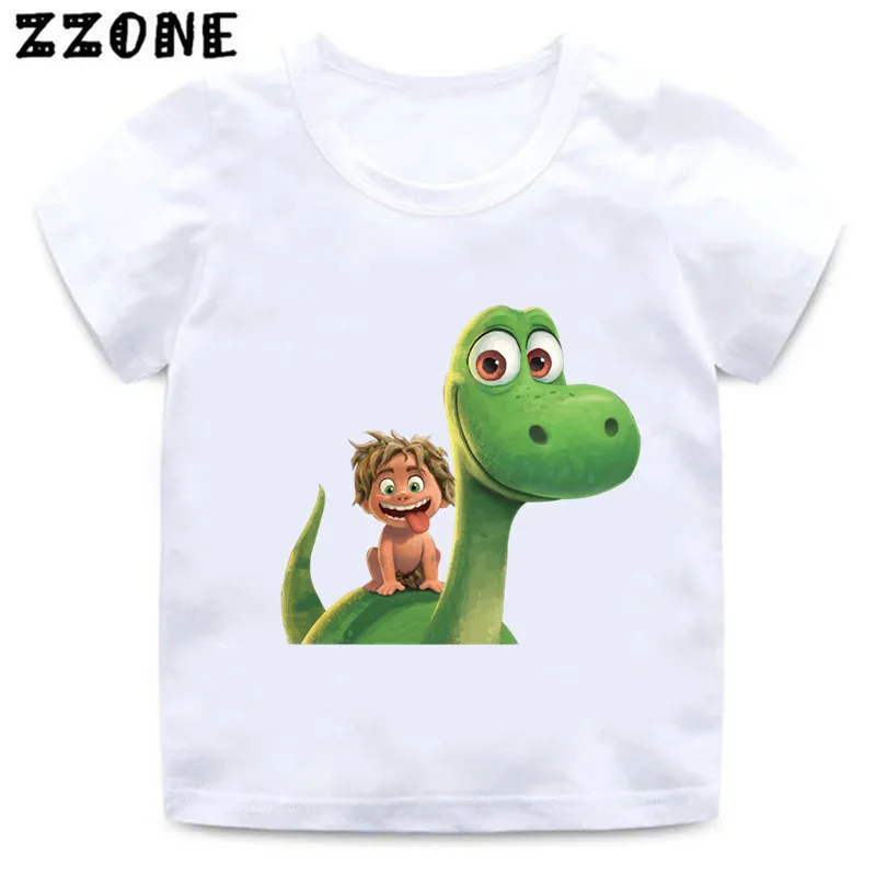 Obral besar kaus anak-anak gambar kartun Arlo Spot dinosaurus bagus kaus bayi laki-laki baju atasan anak-anak musim panas, ooo5807