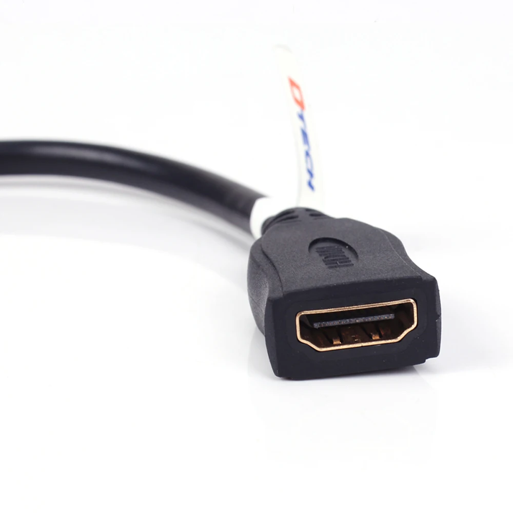 DTECH Hochwertiges 4k*2k Mini DP Stecker auf HDMI Buchse Adapterkabel 4K Mini Displayport HDMI für Computer