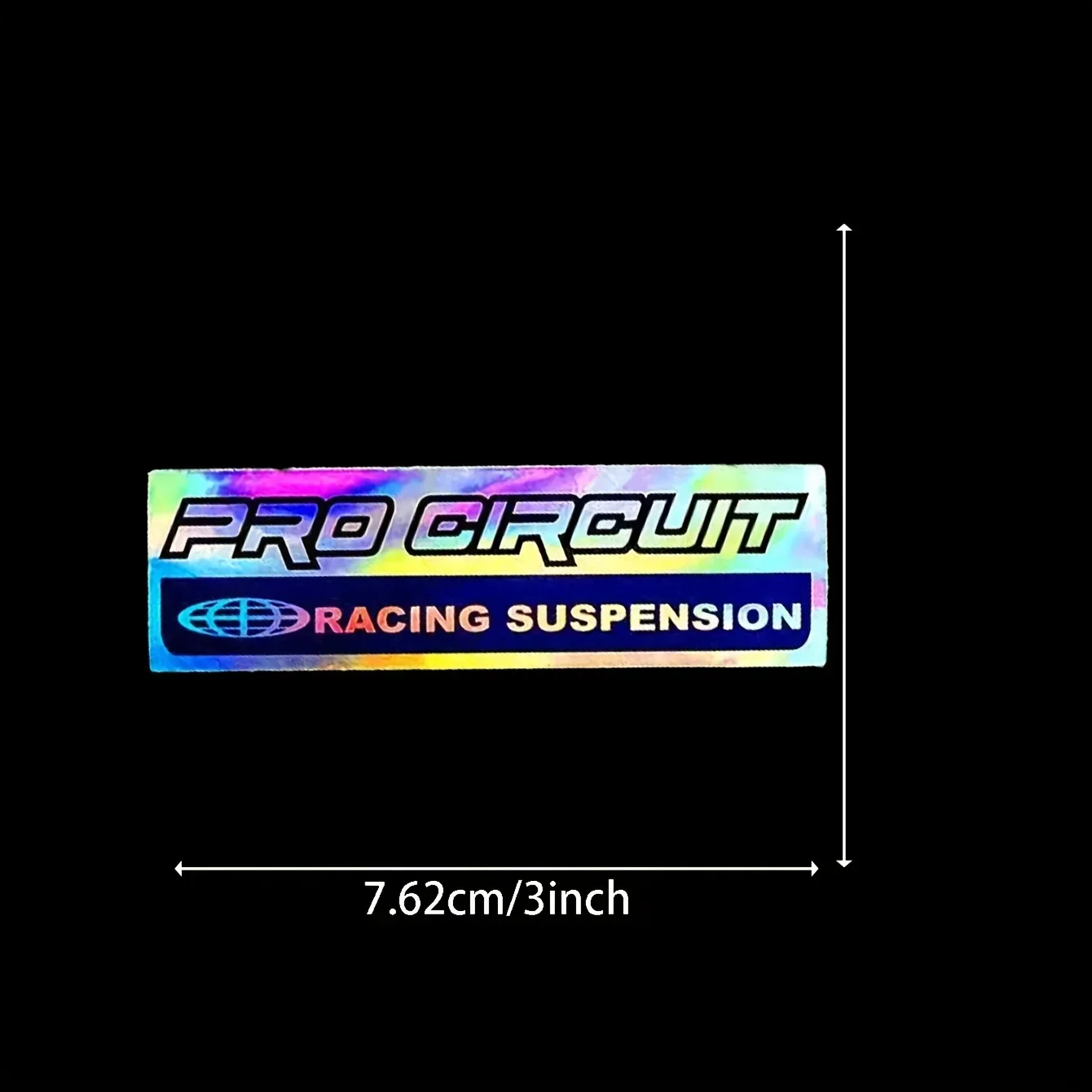 Stylish "Pro Circuit" Car Sticker, Racing Suspension Decal for Cars, Cool Accessory to Make Your Automobile Stand Out