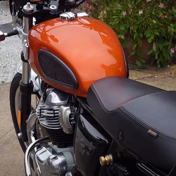 FOR T120 T100/Thruxton 1200 R/Bobber 1200/Thunderbird 900/ Interceptor 650 Knee Tank Pad Rubber Stickers