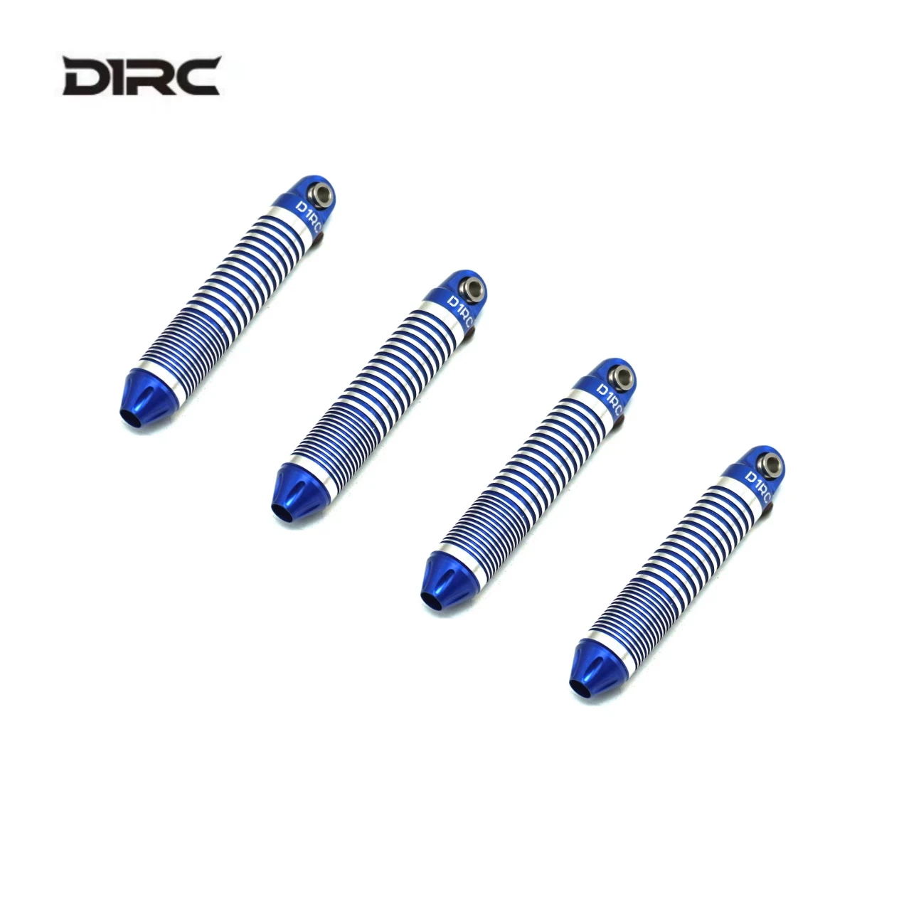 D1RC New D-Shock Series CNC Aluminum Upgrade Parts 100-120mm Adjustable Built-in Spring Oil-Filled RC Shock Absorber for Hobby